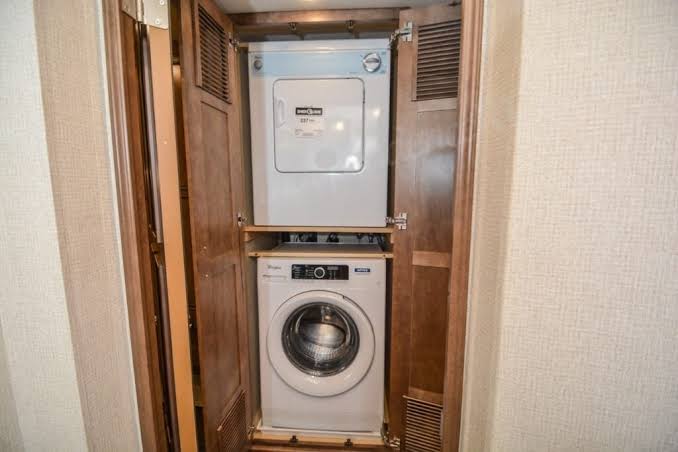 install RV washer and dryer