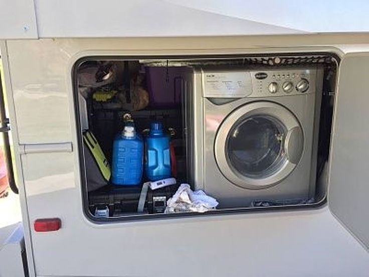 washing machine in rv car